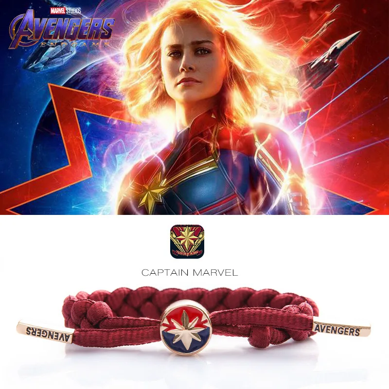 Marvel, Мстители, очаровательный плетеный кожаный браслет, железный человек, Капитан Америка, Человек-паук, тканые браслеты и браслеты для женщин и мужчин
