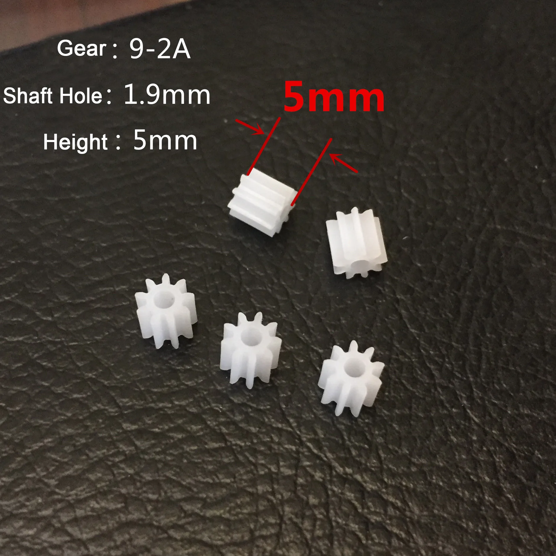 92A задняя Шестерня 0 5 пластмассовый редукторный двигатель с 9 зубьями 2 мм плотное