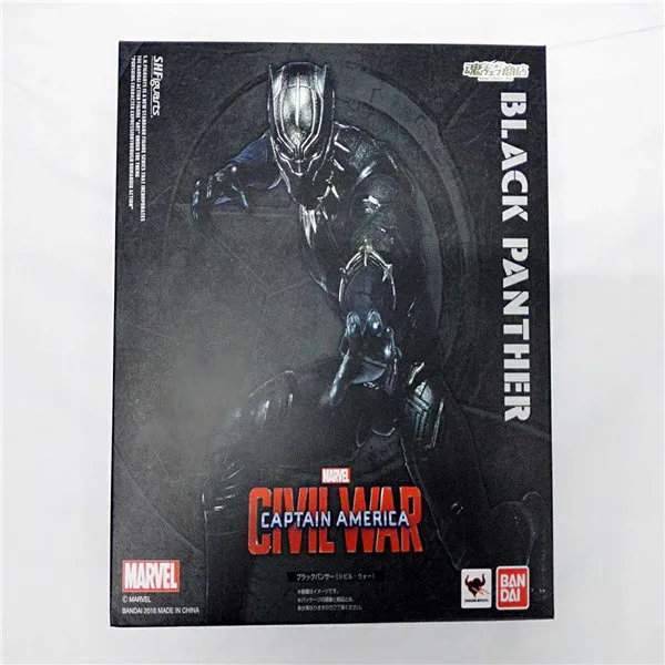 Moive Figure 16 см Капитан Америка Гражданская война Черная пантера ПВХ фигурка