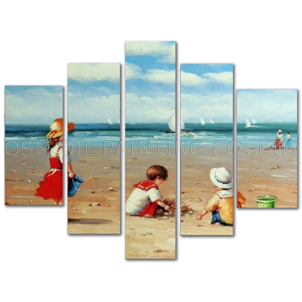 5 панелей для рисования маслом на холсте детской комнаты | Дом и сад