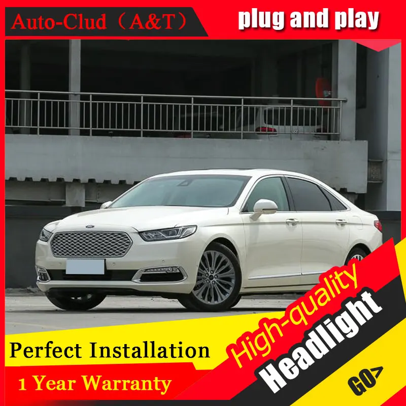 

2Pcs LED Headlights For Ford Taurus 2015-2017 led car lights Angel eyes xenon HID KIT Fog lights LED Daytime Running Lights