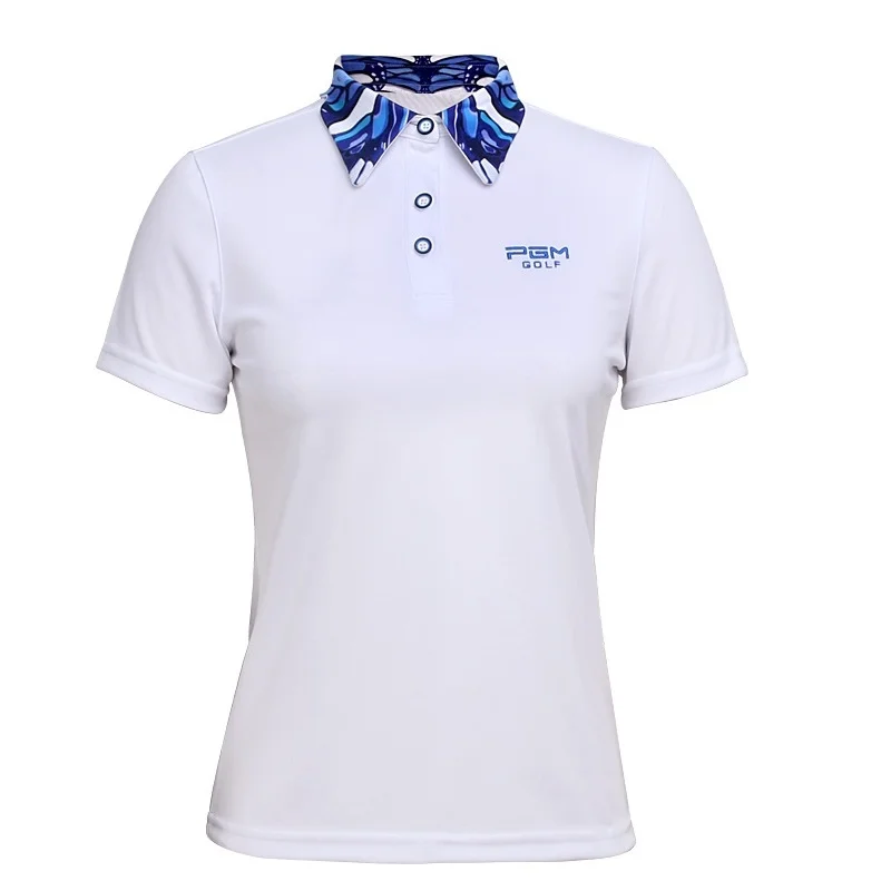 Летние с коротким рукавом рубашка для гольфа женские эластичность Быстрый Гольф