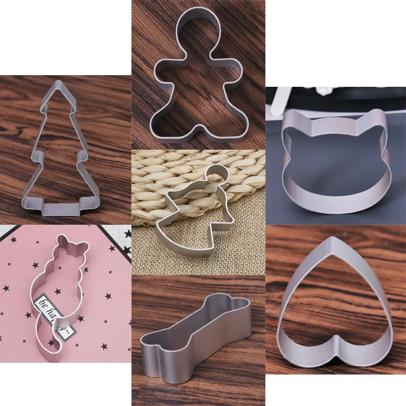 1 шт. утолщенная форма для печенья из алюминиевого сплава 3D фреза помадки сделай