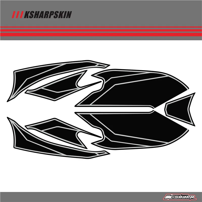 Передний обтекатель мотором цифровая доска 3D защитный гель для HONDA CBR1000RR 2012