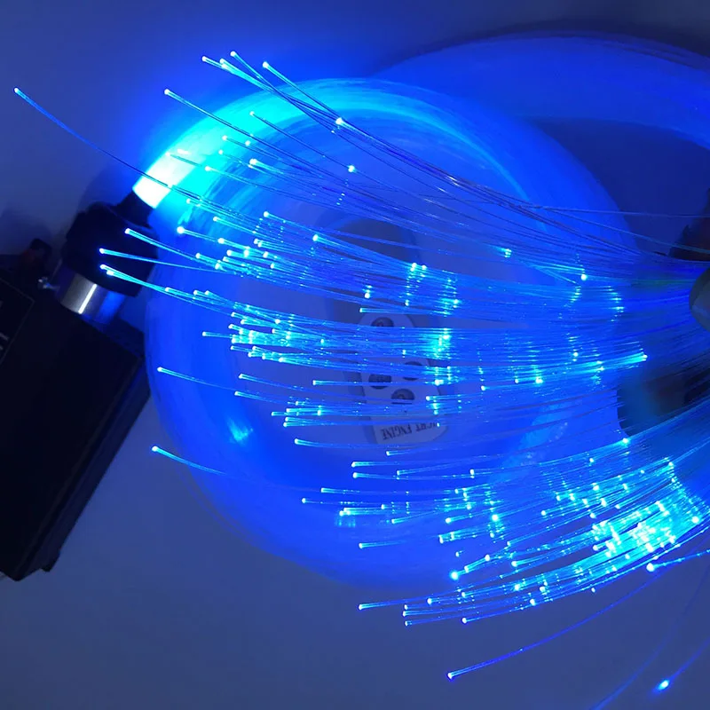 Светящаяся пластиковая волоконно-оптическая кабельная катушка диаметром 0 75 мм