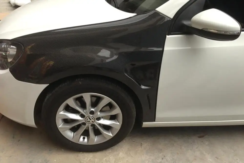 Высококачественные передние гонки из углеродного волокна для Volkswagen VW Golf MK6 GTI R