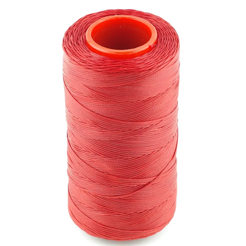 

Красная вощеная нить 250 м 1 мм, плоская вощеная нить, шнур для шитья, рукоделие для «сделай сам», для шитья кожи вручную 11