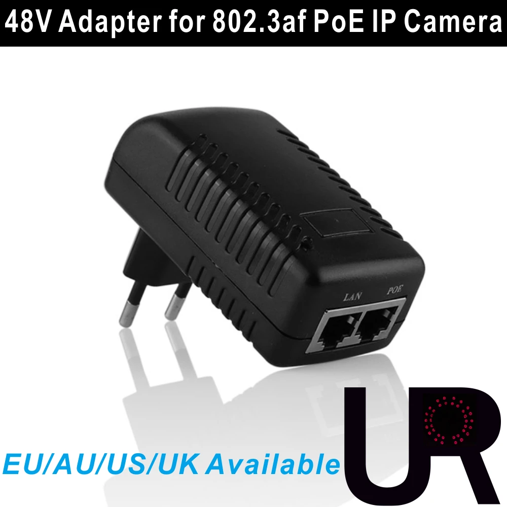 DC48V POE Питание предназначен для IEEE802.3af ip камеры и Поддержка 100 м ethernet кабель