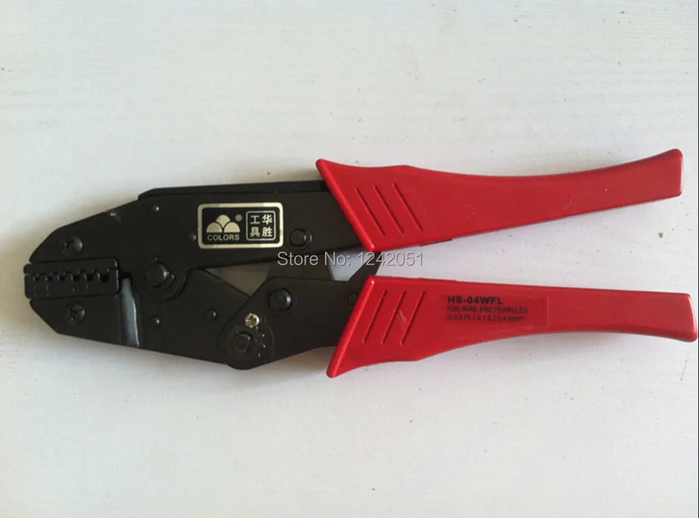 Обжимные клещи с храповым механизмом HS-04WFL, 0,5-4,0 мм (европейский стиль), 9 дюймов (европейский стиль)