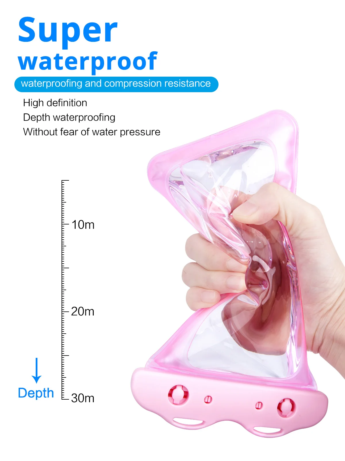 GUUGEI Waterproof Case For Phone 2Pcs Airbag Float Bag Swimming Diving Phone Coque Pouch Water Proof Phone Case Underwater Cover