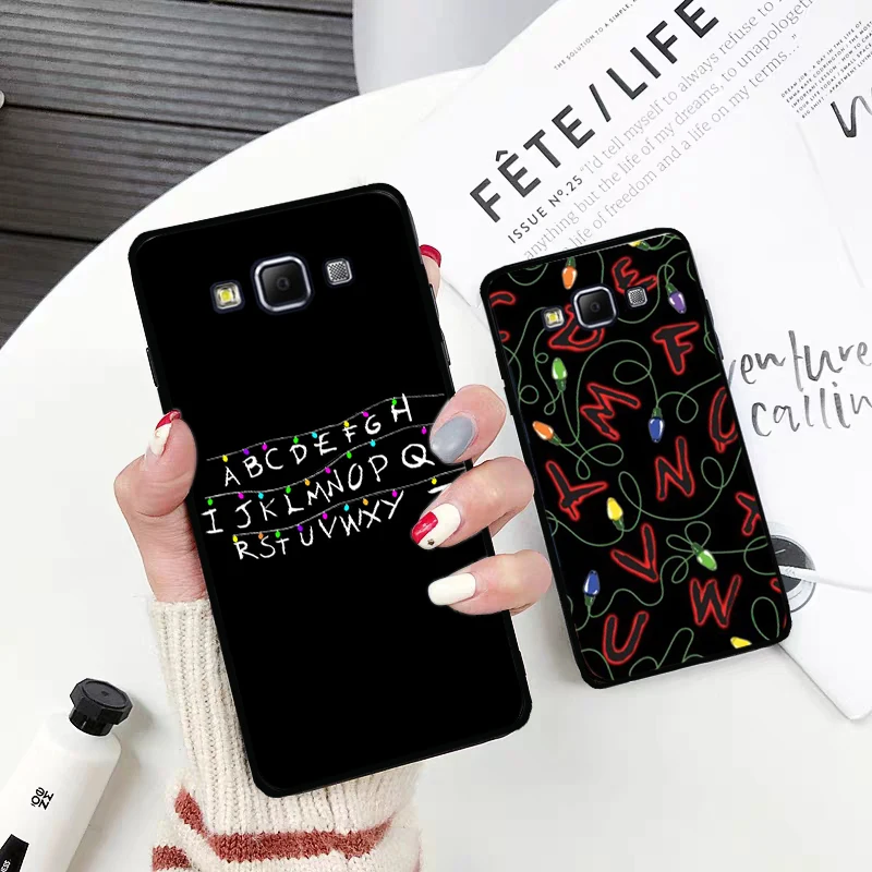 Lavaza странные вещи Рождественские огни силиконовый чехол для samsung A3 A5 A6 плюс A7 A8 A9 A10 A30 A40 A50 A70 J6