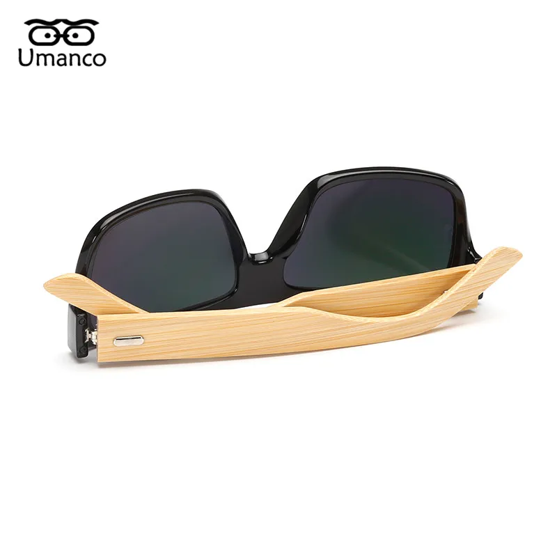 Umanco 2017 новые модные ретро бамбуковые солнцезащитные очки для женщин и мужчин