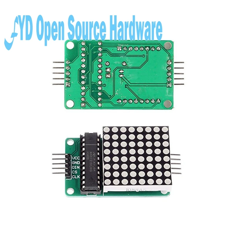 Модуль управления MAX7219 для arduino 5 В интерфейсный модуль 8x8 выходной ток общий