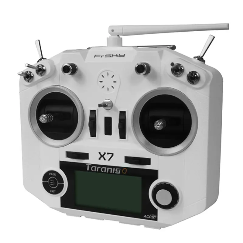 FrSky ACCST Taranis Q X7 2,4G 16CH Mode 2 передатчик пульт дистанционного управления белый черный международная версия для FrSky X/D/V8-II