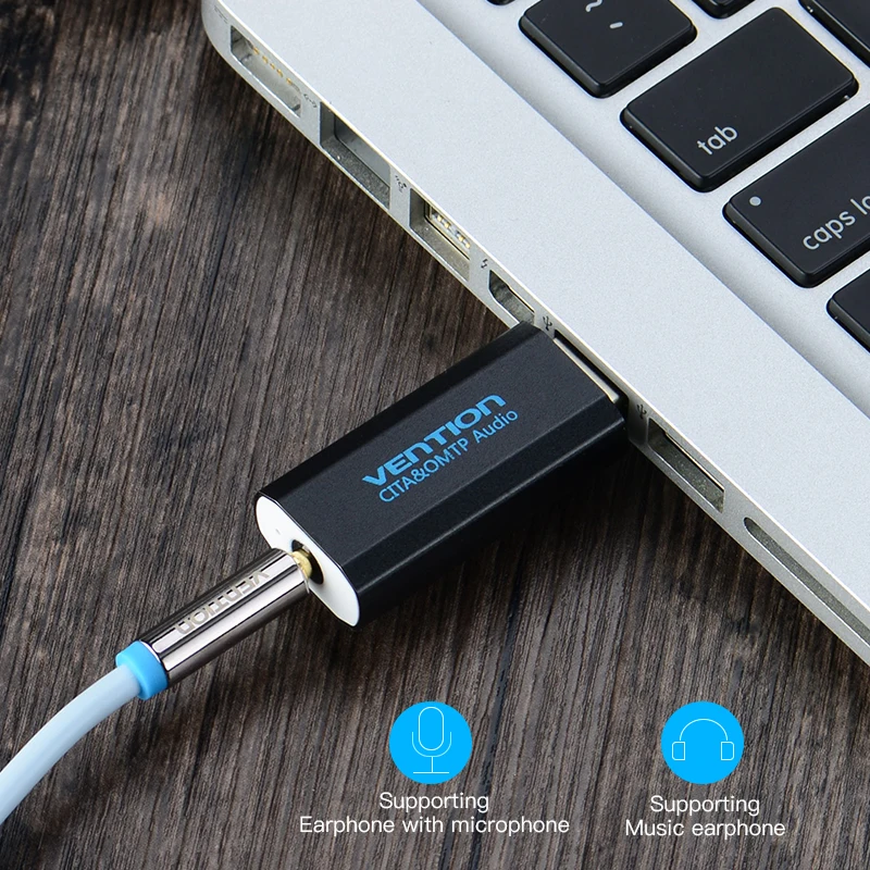 Vention 3,5 мм usb адаптер usb аудио адаптер карта с микрофоном USB к разъему 3,5 конвертер для PS4 ноутбук наушники звуковая карта