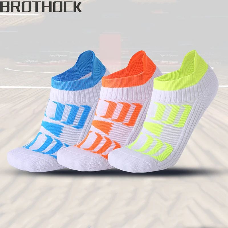 Мужские и женские теннисные носки Brothock короткие невидимые зимние носки-башмачки