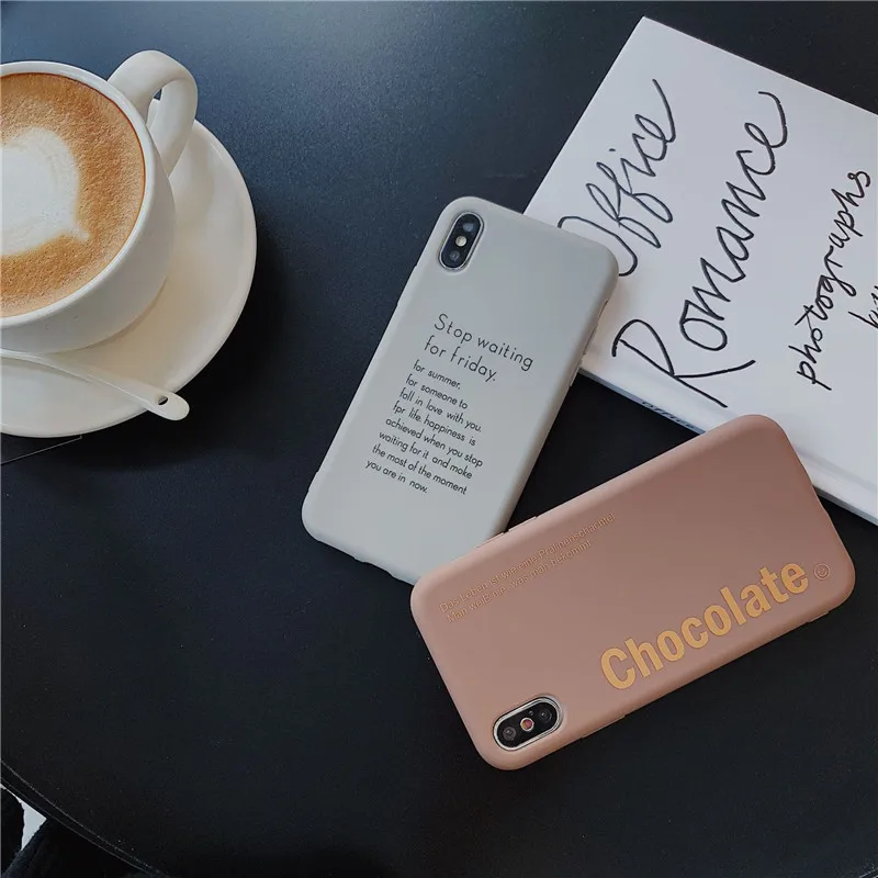 Мягкий силиконовый чехол GYKZ с забавными надписями для iPhone X XR XS MAX 7 8 6 6s Plus