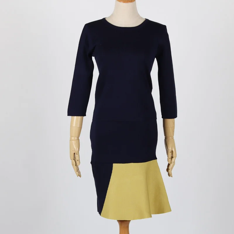 H Han Queen Новинка Осень Зима Vestido Нерегулярные Длинные платья Русалочки для работы