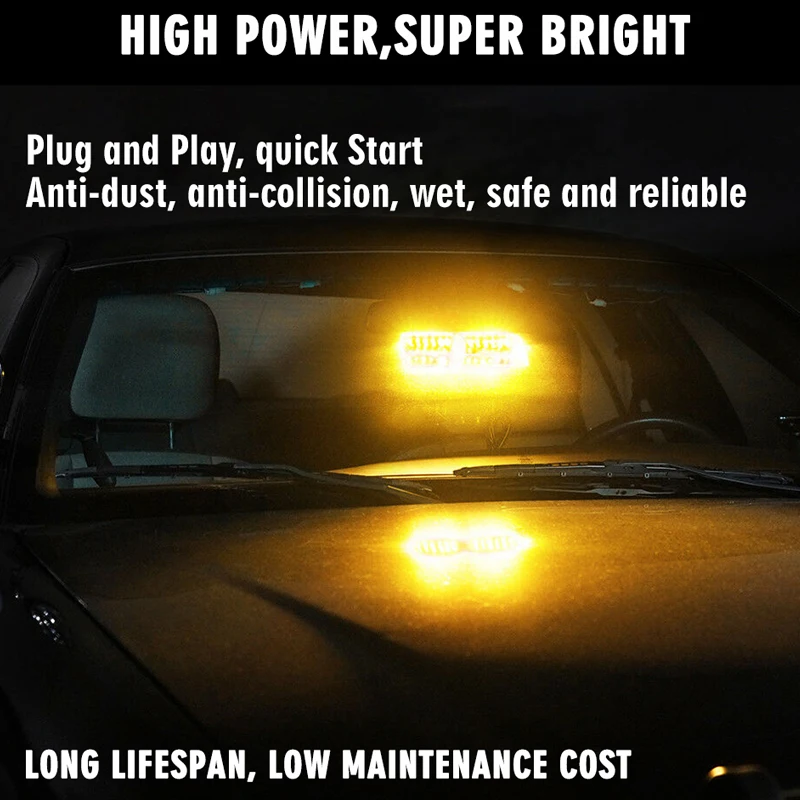 Стробоскоп светильник охранной сигнализации Предупреждение светодиодный лампы