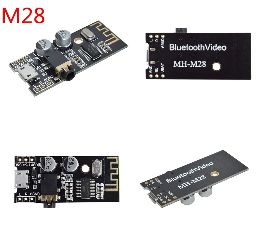 M28 MH-MX8 Беспроводной Bluetooth MP3 аудио плата приемника BLT 4,2 mp3 декодер не допускающий потерь комплект M18 M28 M38 - Цвет: M28