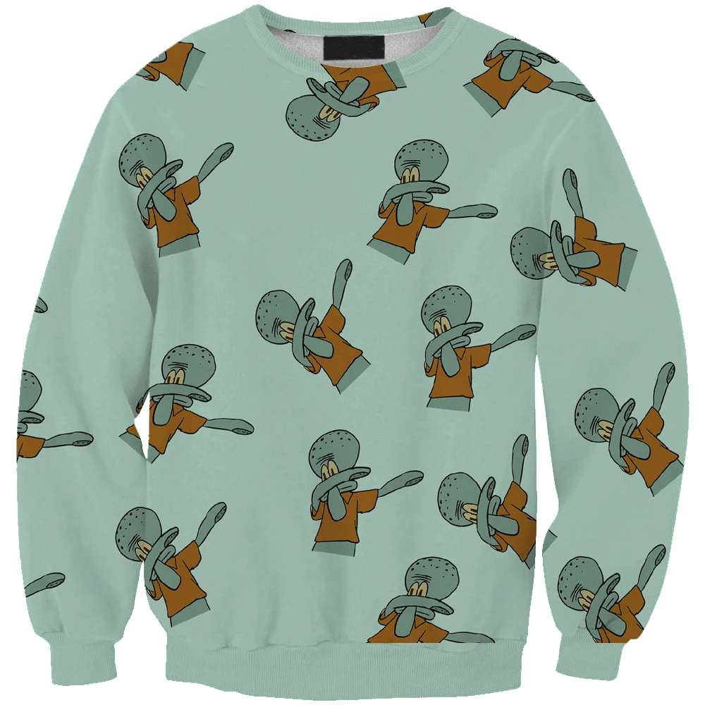 

New arrival fashion Unisex Sweatshirt 3D yellow baby print simple Casual white relaxtion oversized Clothes Free shipping