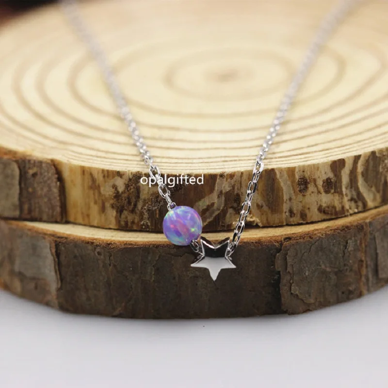 (1 шт./лот) Бесплатная доставка белые/синие/фиолетовые синтетические опаловые