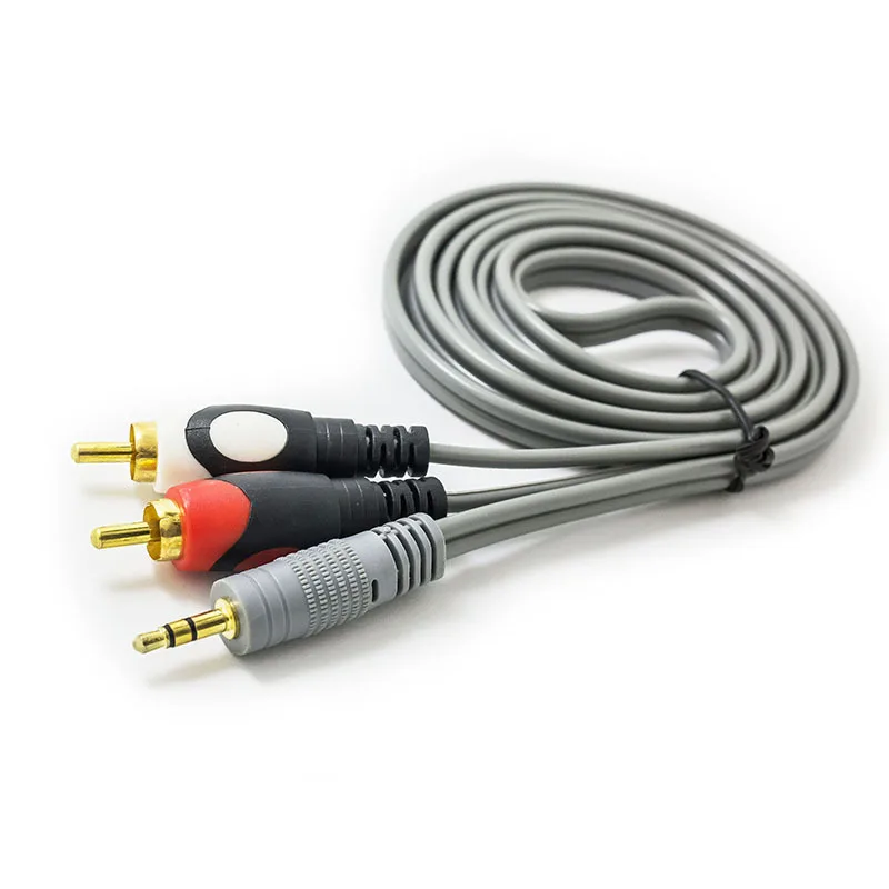 Аудиокабель 2RCA на 3 5 аудиокабель RCA с разъемом мм кабель AUX для DJ-усилителей