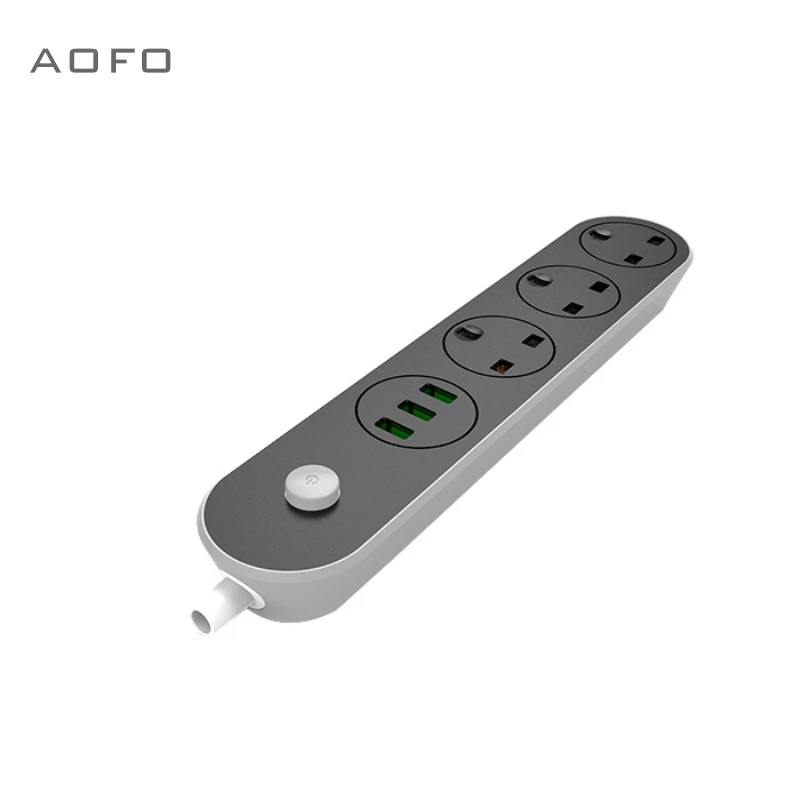 AOFO с USB умной розеткой 3 сторонней и портами питания для iPad iPhone 7 Galaxy S8 mobile power т.