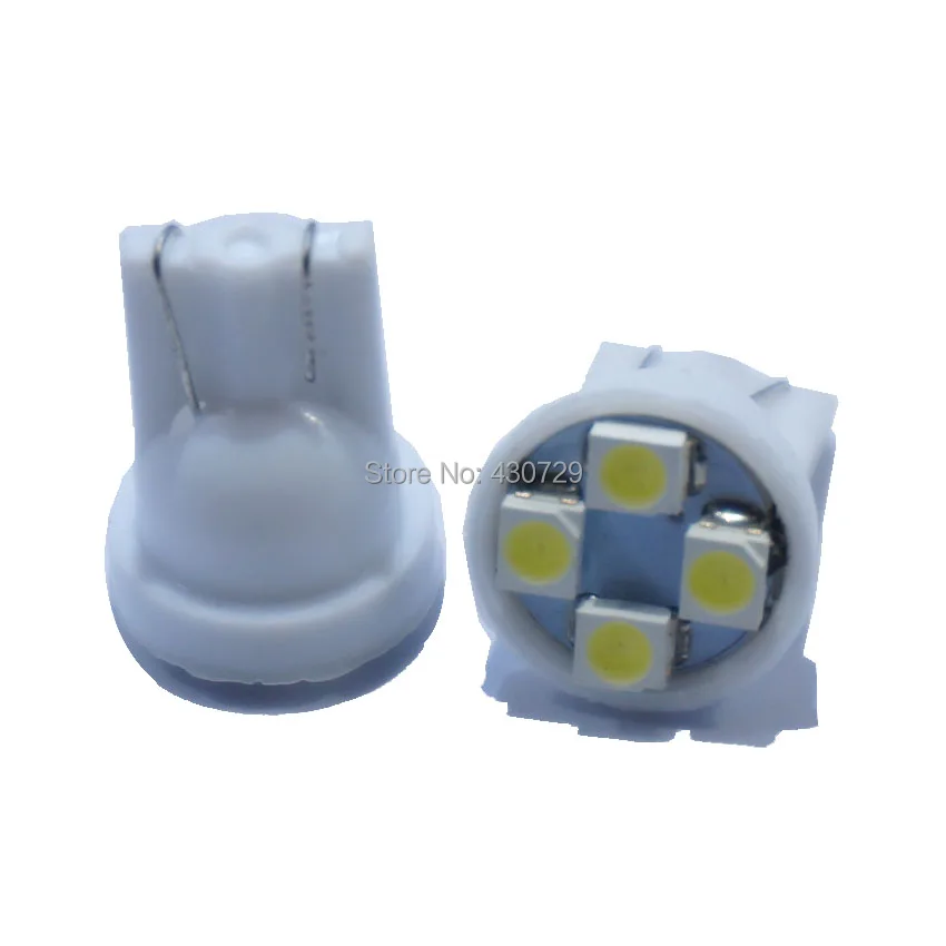 100 шт. высокое качество T10 W5W 4 Smd 1210 3528 автомобильный клиновидный светодиодный