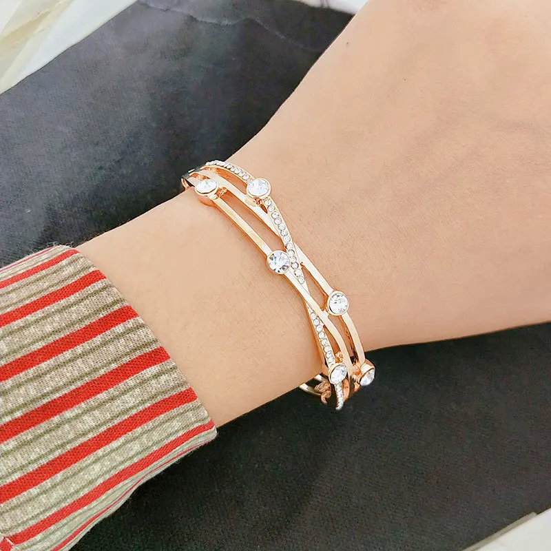 Новые корейские модные браслеты с несколькими крестами для женщин