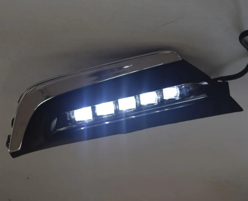 2 шт. Автомобильный светодиодный DRL дневные ходовые огни фонарь бампера для Honda CRV CR-V Противотуманные фары ремонт аксессуары