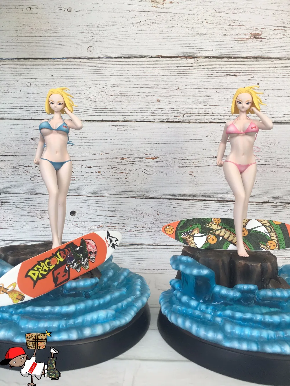 Модельные вентиляторы dj Dragon Ball Z 29 см Android 18 lazuli купальники пляжные gk статуя смолы игрушка для коллекции
