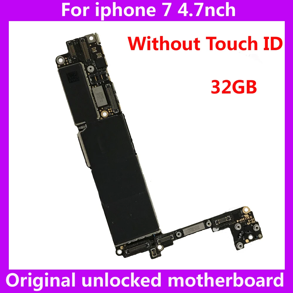 32 Гб для iphone 7 оригинальная материнская плата без touch ID разблокированная по всему