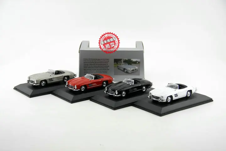 

Классический литой игрушечный автомобиль, модель 1:43 Mercedes-Benz 300 SL (W198), винтажные автомобили для подарка, украшения, коллекции