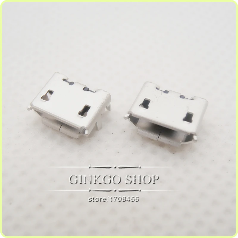 1000 шт./лот Micro 5P USB разъем 4 фута DIP Big Ox horn|micro usb jack connector|micro socket connectormicro connector |