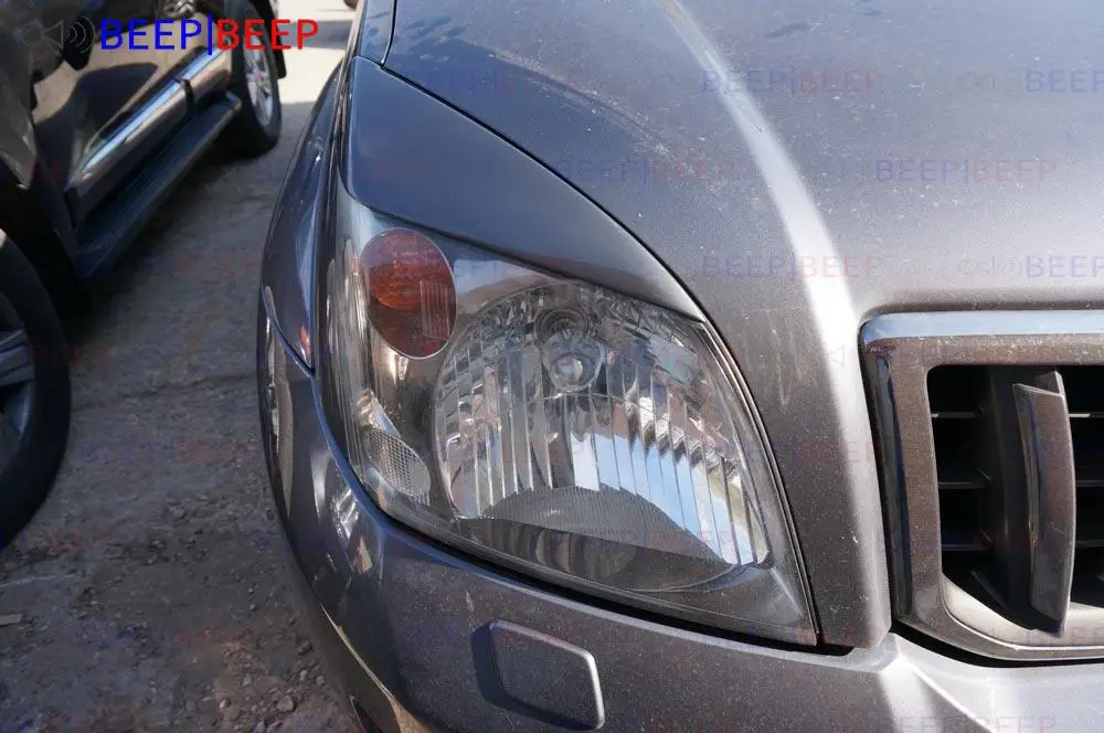 Чехол для бровей на фары Toyota LC Prado 120 2002 2009 АБС пластик cilia украшение ресниц тюнинг