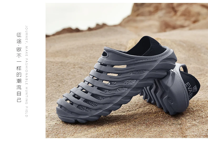 Мужская обувь с перфорацией; мужские сандалии; Sandalias; Летняя обувь; Sandalen; тапочки; Sandalet hombre Sandali Croc; Сабо; Новинка года
