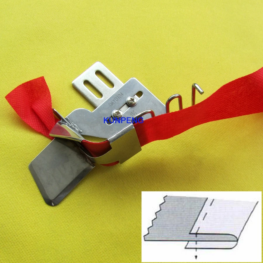 Плетеная или ленточная обшивка для швейной машины с 1 иглой lockstitch # KP-124 | Дом и сад