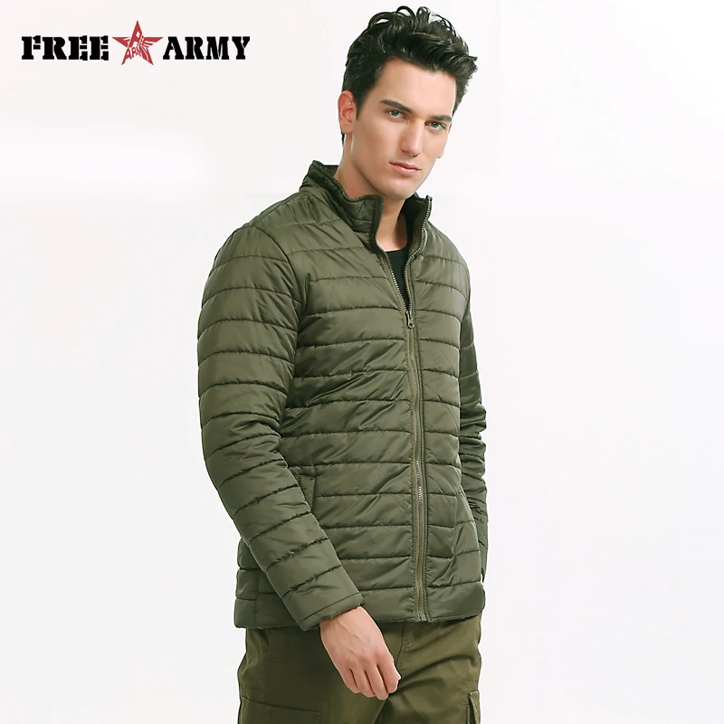 Брендовая мужская куртка зимний светильник плотное зеленое пальто мужские