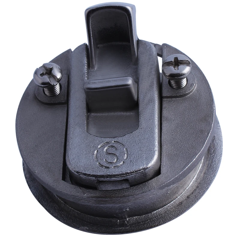 

316 Stainless Steel Marine Boat Hatch Latches Turning Lock Lift Handle 2''