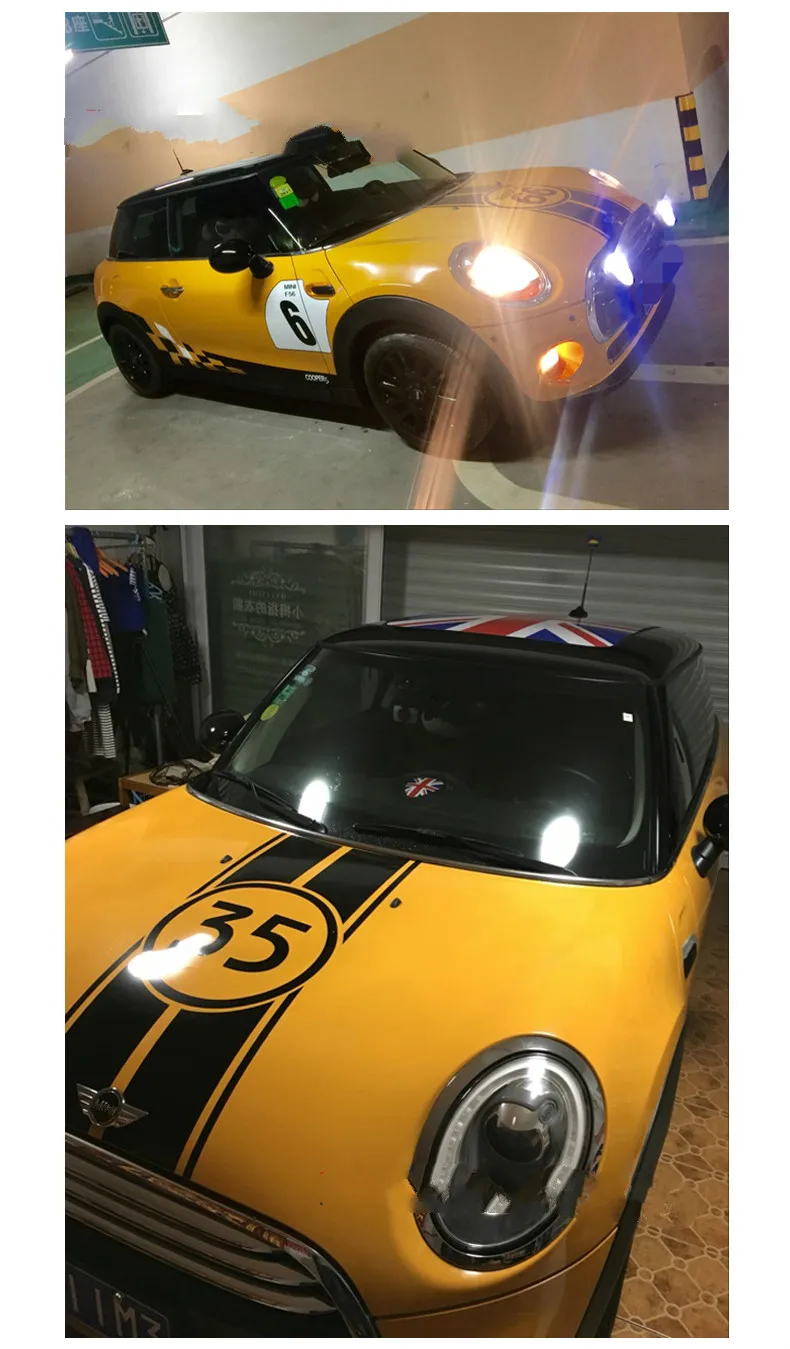 37 рисунок настраиваемые капот и багажник дверь Сделай Сам Стикеры для Mini Cooper clubman countryman Хардтоп R55 R56 R60 R61 F55 F5