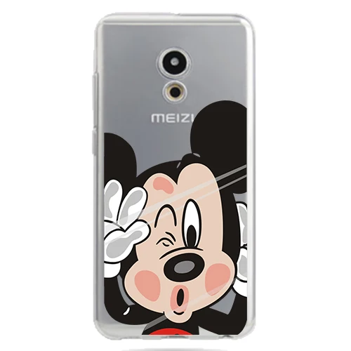 Для Meizu M3 M5 M5S X Металла e e2 note6 с Минни Маус милым рисунком Микки фруктов животных