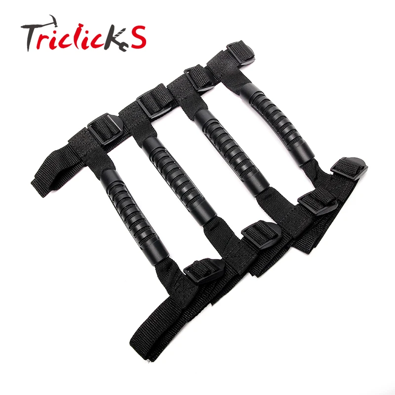 Triclicks 4x черный неограниченный рулон бар захватные ручки тонкий держатель Премиум