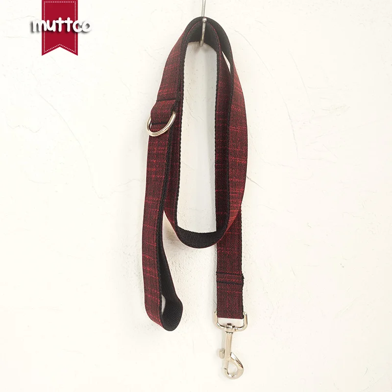 MUTTCO retailing handsome bow-knot dog collar THE RED SUIT unique design bow tie collars and leashes set 5 sizes UDC006 | Дом и сад
