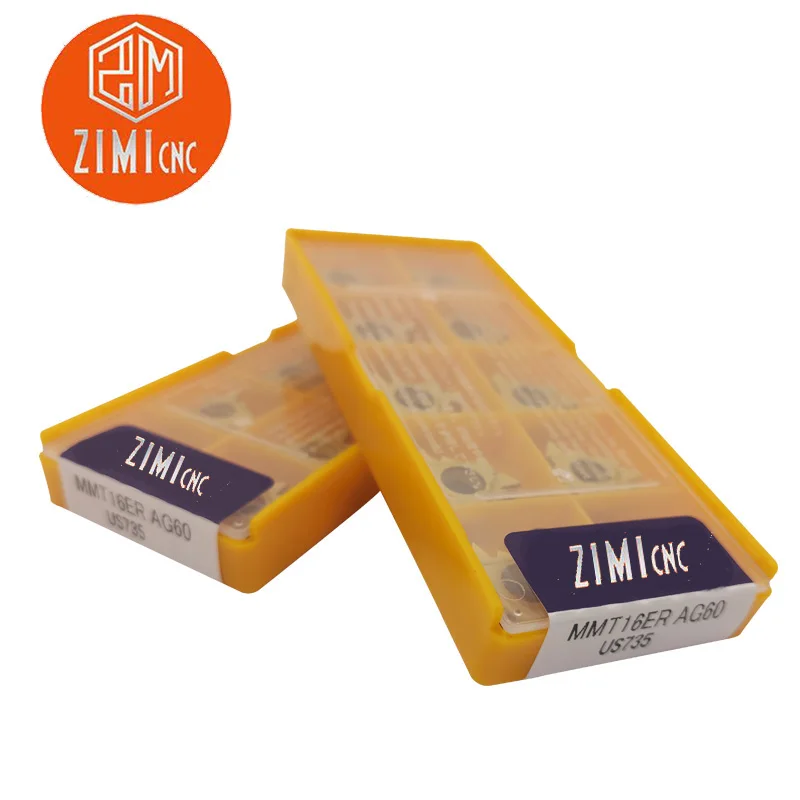 10 шт. MMT16ER AG60 US735 / MMT16IR твердосплавные резьбовые токарные инструменты Токарные