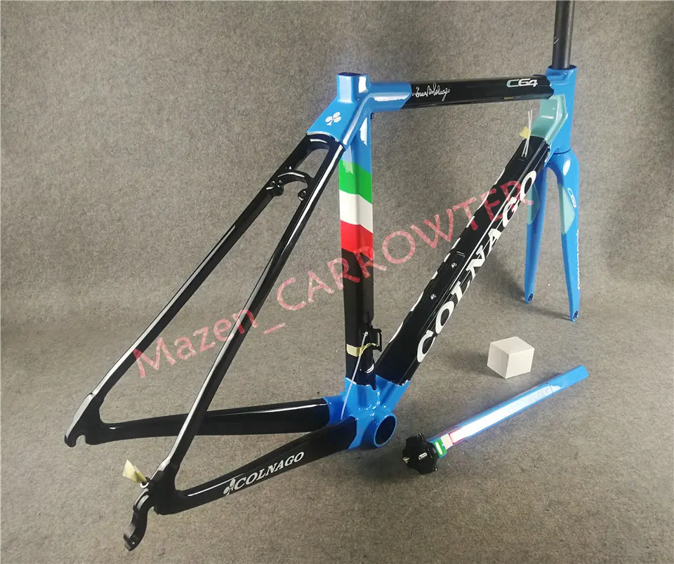 T1100 UD цвет: черный, синий Colnago C64 карбоновые шоссейные рамы передняя вилка подседельный зажим гарнитура с 48/50/52/54/56 см для выбора