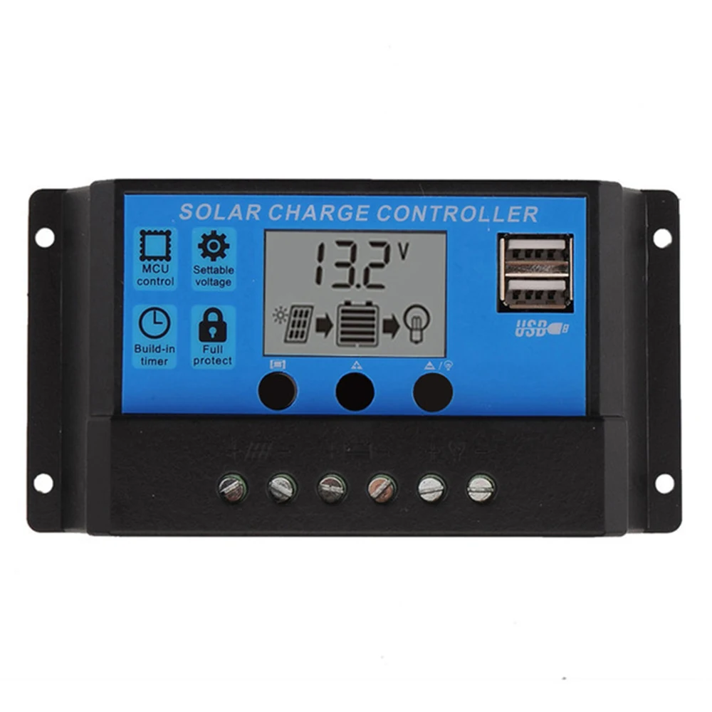 Intelligence Solar cells Panel Battery Charge Controller Regulators LCD Display with 5V USB | Обустройство дома