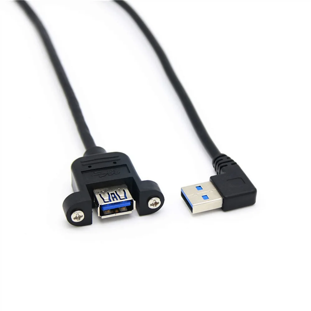 30 см/60 см USB 3 0 A крепление на гнездовую панель для male 90 градусов вверх и вниз левый