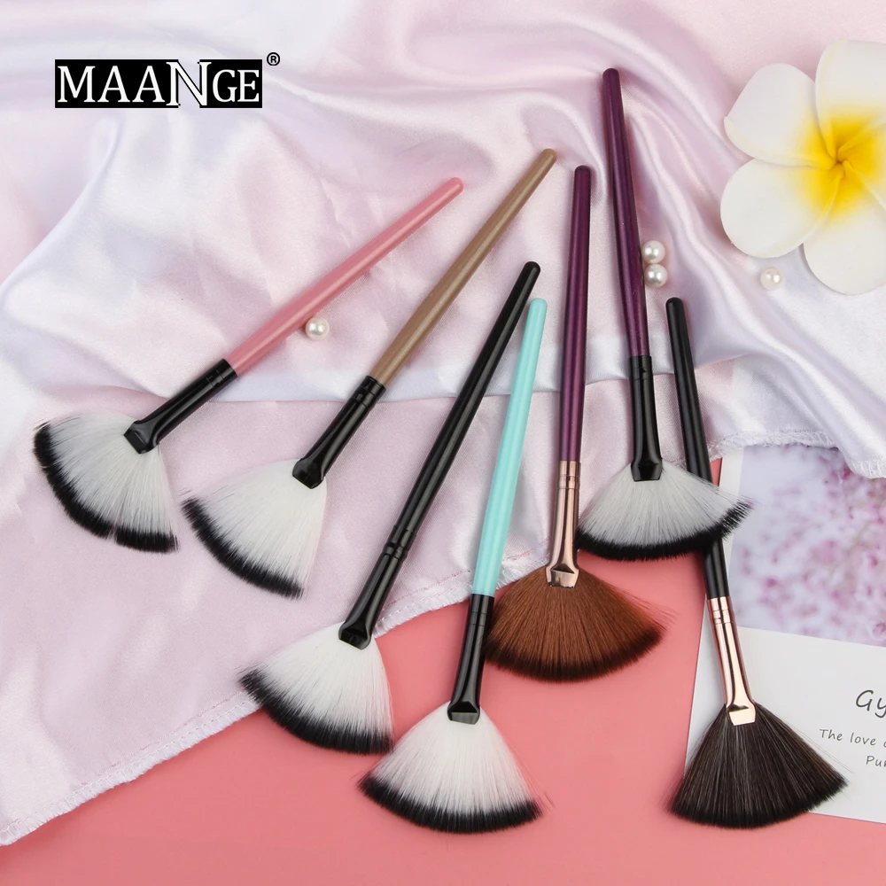 Кисти для макияжа &quotmaange&quot набор профессиональных кистей с вентилятором из