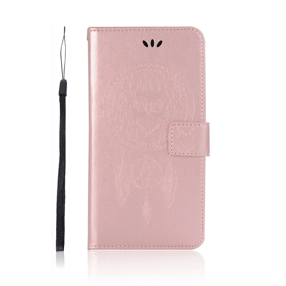 Роскошный кожаный чехол s для спортивной камеры Xiao mi Red mi 4A 4 4X 5A чехлы для айфонов 5 5plus S2 6 6Pro mi 5S 6 5X6X9 F1 Чехол Флип Сова китайские колокольчики чехол для телефона coque